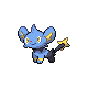 Shinx front-facing sprite from Pokémon Pearl
