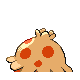 Shroomish shiny back-facing sprite from Pokémon Pearl