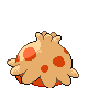 Shroomish shiny back-facing sprite from Pokémon Platinum