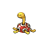 Shuckle front-facing sprite from Pokémon Black