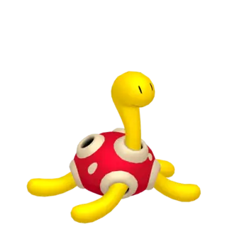Shuckle front-facing sprite from Pokémon Shield