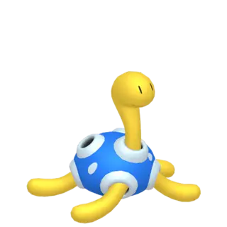 Shuckle shiny front-facing sprite from Pokémon Shield