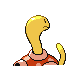 Shuckle back-facing sprite from Pokémon Platinum
