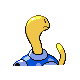 Shuckle shiny back-facing sprite from Pokémon Platinum