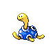 Shuckle shiny front-facing sprite from Pokémon Platinum