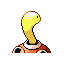 Shuckle back-facing sprite from Pokémon Ruby