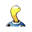 Shuckle shiny back-facing sprite from Pokémon Ruby