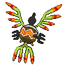 Sigilyph shiny back-facing sprite from Pokémon White