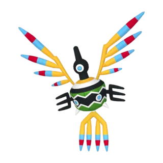 Sigilyph front-facing sprite from Pokémon Alpha Sapphire
