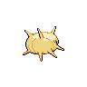 Silcoon shiny back-facing sprite from Pokémon Black 2