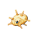 Silcoon shiny front-facing sprite from Pokémon Pearl