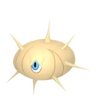 Silcoon shiny front-facing sprite from Pokémon Brilliant Diamond