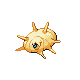 Silcoon shiny front-facing sprite from Pokémon Platinum