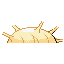 Silcoon shiny back-facing sprite from Pokémon Ruby