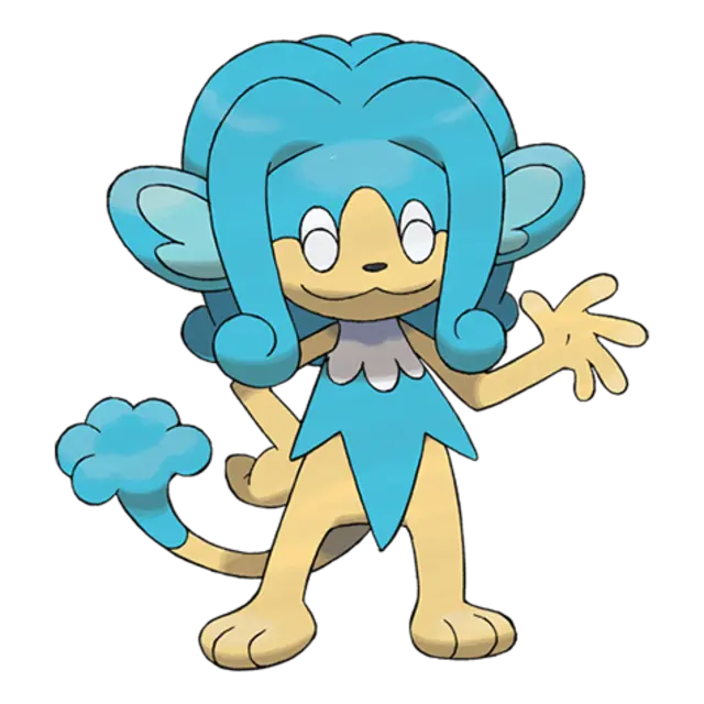Simipour, the Geyser Pokémon — Water-type Pokémon official artwork