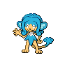 Simipour front-facing sprite from Pokémon White 2