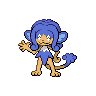 Simipour shiny front-facing sprite from Pokémon White 2
