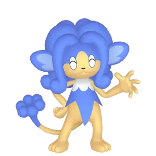 Simipour shiny front-facing sprite from Pokémon X