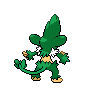 Simisage back-facing sprite from Pokémon White