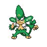 Simisage front-facing sprite from Pokémon White