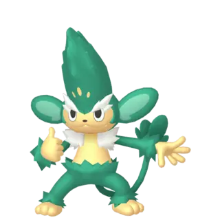 Simisage shiny front-facing sprite from Pokémon Alpha Sapphire