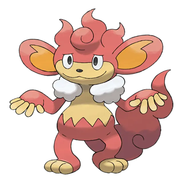 Simisear, the Ember Pokémon — Fire-type Pokémon official artwork