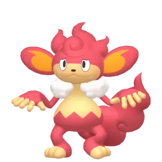 Simisear shiny front-facing sprite from Pokémon X