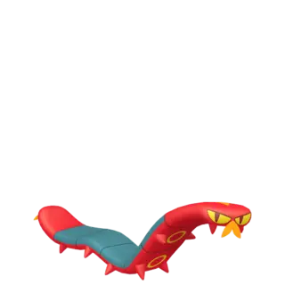 Sizzlipede shiny front-facing sprite from The Crown Tundra