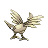 Skarmory shiny back-facing sprite from Pokémon White