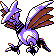Skarmory front-facing sprite from Pokémon Crystal