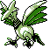 Skarmory shiny front-facing sprite from Pokémon Crystal