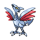 Skarmory front-facing sprite from Pokémon Diamond