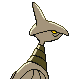 Skarmory shiny back-facing sprite from Pokémon Diamond