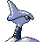 Skarmory back-facing sprite from Pokémon Silver