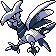 Skarmory front-facing sprite from Pokémon Silver