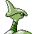 Skarmory shiny back-facing sprite from Pokémon Silver