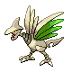 Skarmory shiny front-facing sprite from Pokémon SoulSilver