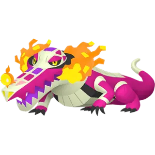 Skeledirge shiny front-facing sprite from Pokémon Violet