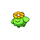 Skiploom front-facing sprite from Pokémon Diamond