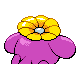Skiploom shiny back-facing sprite from Pokémon Diamond