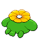 Skiploom back-facing sprite from Pokémon HeartGold