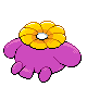 Skiploom shiny back-facing sprite from Pokémon HeartGold