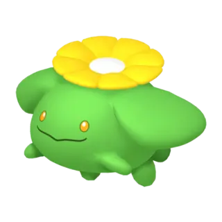 Skiploom front-facing sprite from Pokémon Violet