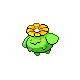 Skiploom front-facing sprite from Pokémon Platinum