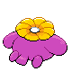 Skiploom shiny back-facing sprite from Pokémon Platinum