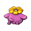 Skiploom shiny back-facing sprite from Pokémon Ruby