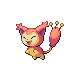 Skitty front-facing sprite from Pokémon Pearl