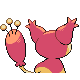 Skitty back-facing sprite from Pokémon SoulSilver