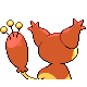 Skitty shiny back-facing sprite from Pokémon SoulSilver