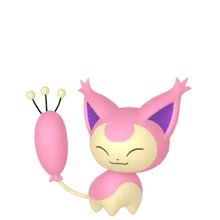 Skitty front-facing sprite from Pokémon XD: Gale of Darkness